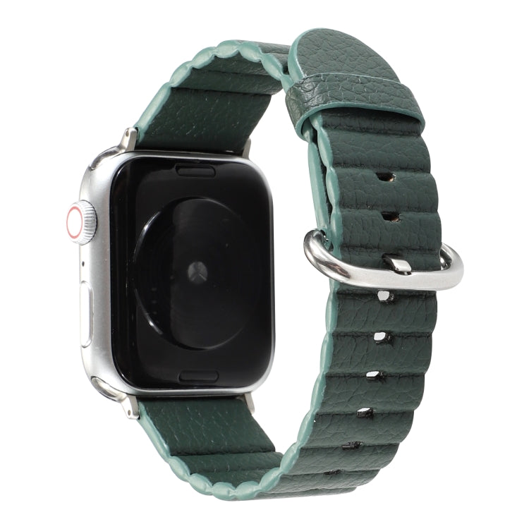 Loop Stripes Replacement Strap Watchband with Iron Buckle, For Apple Watch Series 7 41mm / & 6 & SE & 5 & 4 40mm, For Apple Watch Series 7 45mm / & 6 & SE & 5 & 4 44mm