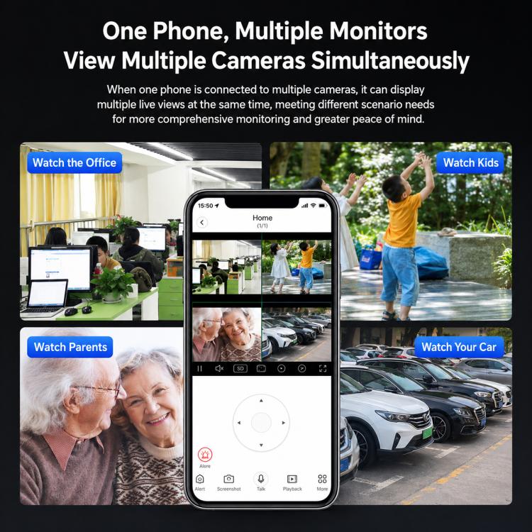 K12 HD Wireless WIFI Home Security Camera