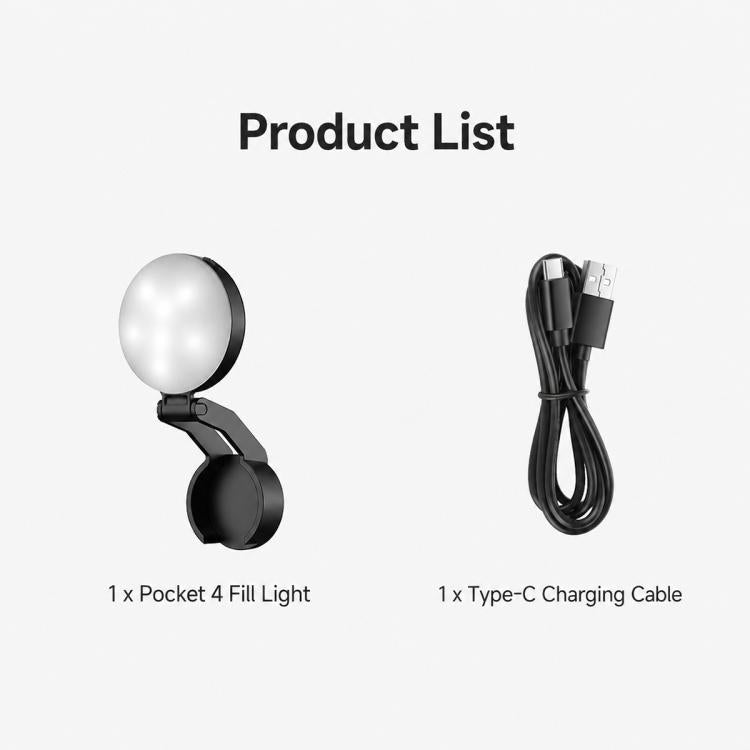 NEEWER M29 Mini LED Magnetic Fill Light, For DJI Osmo Pocket 4