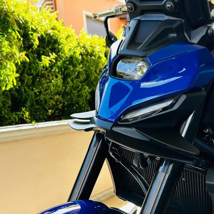 MO-TF022 Motorcycle Front Spoiler Downforce Winglet Kit For Yamaha MT07 2024-2025, MO-TF022