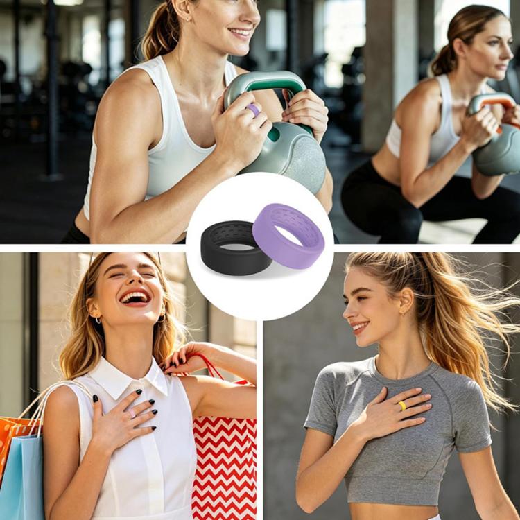 XDcase 10 PCS/Pack Silicone Protective Case for Oura Ring 4 / Gen3 / Galaxy Ring / Ultrahuman Ring AIR, S 6-9, M 10-13