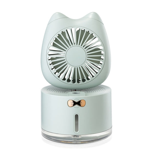 Ventilateur Humidificateur Pulvérisateur Rechargeable de Bureau en Forme de Chat BD-MM1