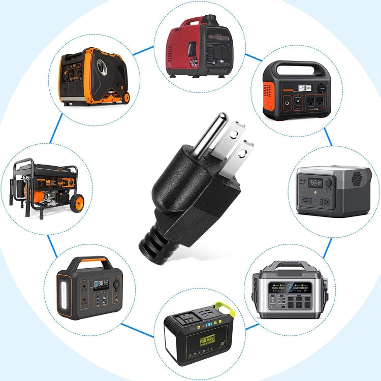 Adaptateur de prise murale CA mâle universel US Plug pour voyage