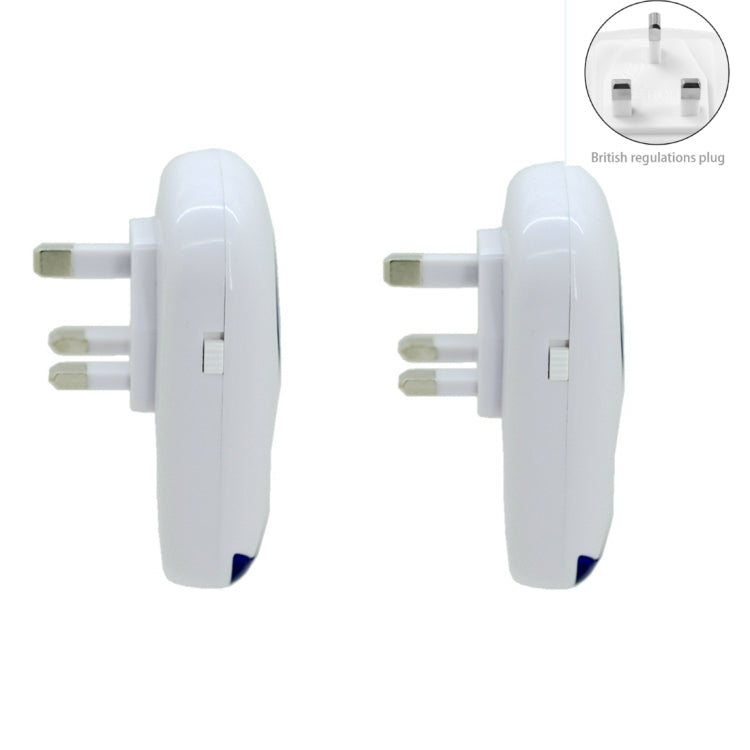 3W Electronic Ultrasonic Anti Mosquito Rat Insect Pest Repeller with Light, US Plug, AC 90-240V