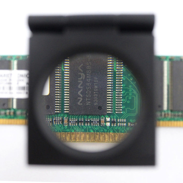 Mini Desk Style 10x Magnification Loupe Metal Antique Magnifier