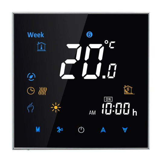 BHT-3001 16A Load Electronic Heating Type LCD Digital Heating Room Thermostat with Sensor, Display Clock / Temperature / Time / Week / Heat etc.