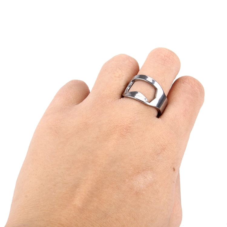 10pcs Ring Style Metal Beer Bottle & Can Opener, Inner Diameter: 2.2cm