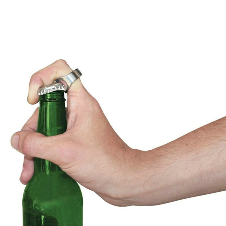 10pcs Ring Style Metal Beer Bottle & Can Opener, Inner Diameter: 2.2cm