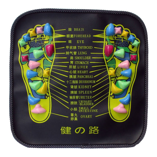 PP Foot Reflexology Quadrate Stones Foot Massage Pad, PP Massage Pad