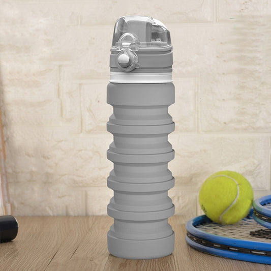 500mL Outdoor Travel Silicone Foldable Kettle Telescopic Cup Sports Drinking Bottle