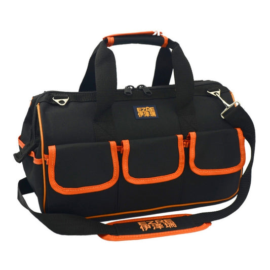 EZRE Multi-function Oxford Cloth Electrician Belt Pouch Maintenance Tools Handbag Shoulder Bag Convenient Tool Bag, Size : 15 inch