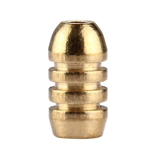 2g Threaded Copper Bullet Fishing Sinker Fishing Weights Soft lure Accessory, 2g