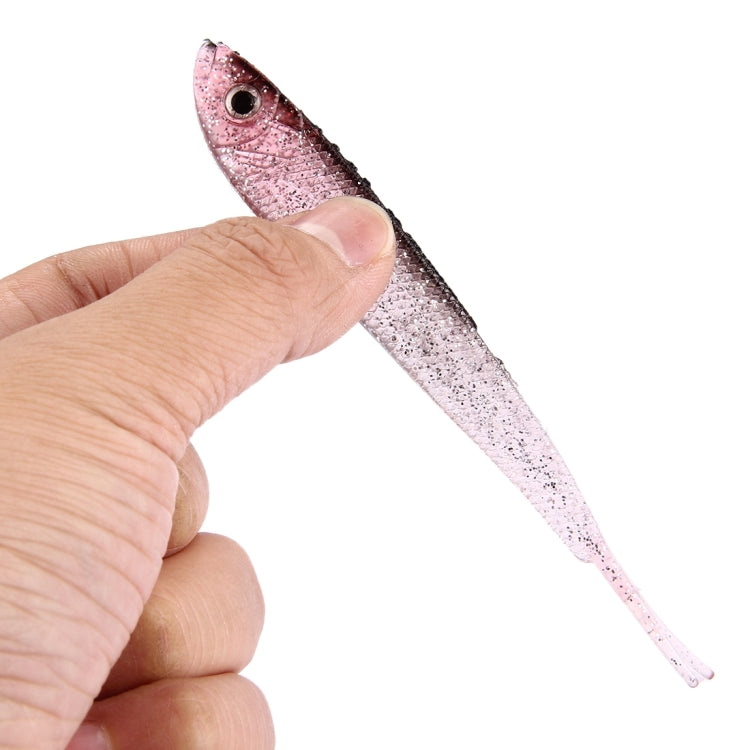 10 leurres de pêche artificiels en forme de poisson pailleté, longueur : 12,5 cm, longueur : 12,5 cm