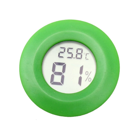 Thermomètre et hygromètre numériques ronds pour terrarium avec écran d'affichage Centigrade