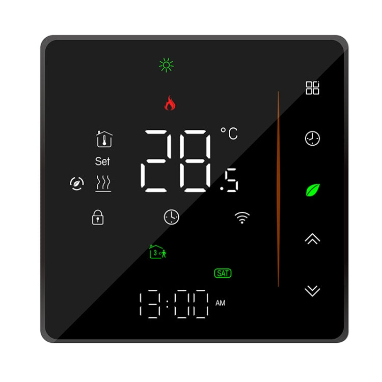 BHT-006GBLW 95-240V AC 16A Smart Home Heating Thermostat for EU Box, Control Electric Heating with Only Internal Sensor & External Sensor & WiFi Connection, BHT-006GBLW