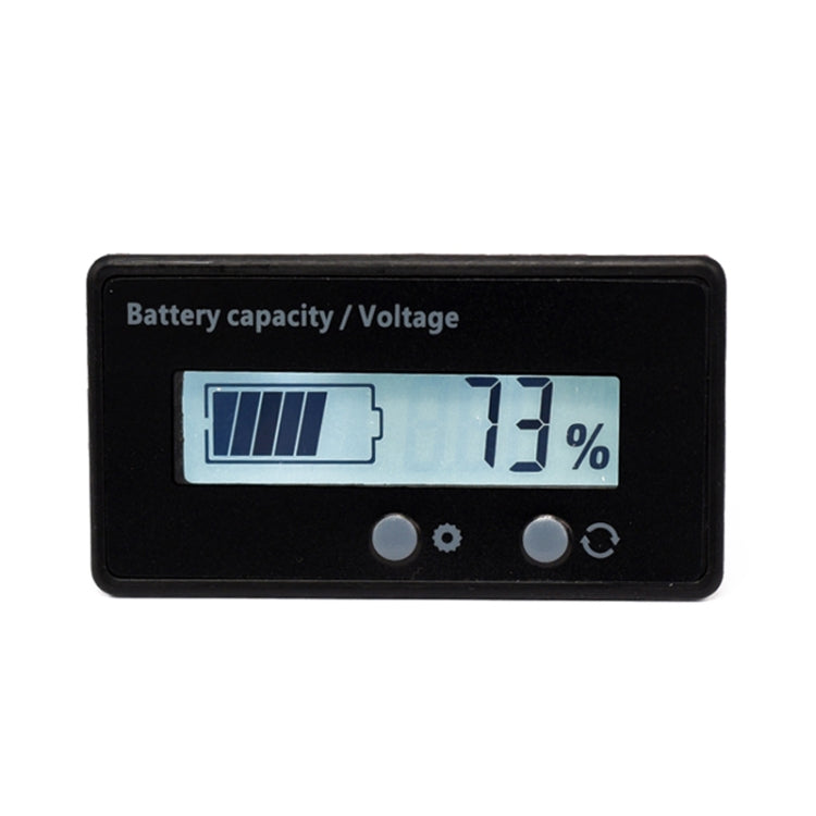 H6133 12V-84V Lead-acid Battery Voltage Tester Percentage Voltmeter Gauge Lithium Battery Status Monitor, 12V-84V Blue Light, 12V-84V Green Light, 12V-84V White Light