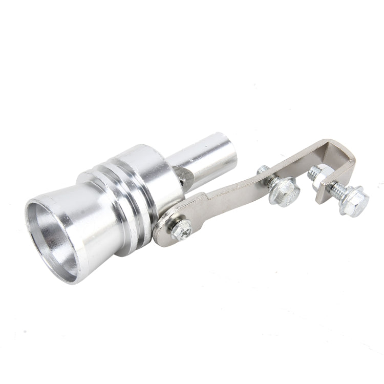 Universal Aluminum Turbo Sound Exhaust Muffler Pipe Whistle Car Simulator Whistler, Size: L, Size: L