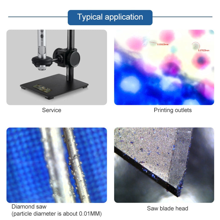 Supereyes B011 HD Digital Electronic Microscope Industrial Mobile Phone Repair Magnifying Glass, B011