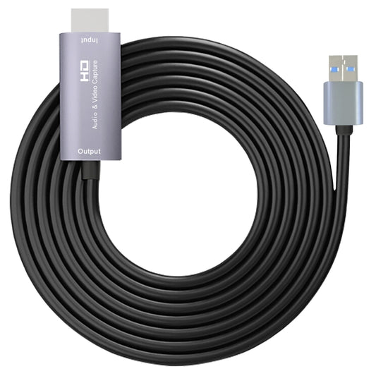 Z36 HDMI Male to USB Male HD Video Capture Card, Cable Length: 2m, HDMI to USB