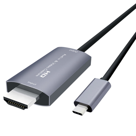 Z36A HDMI Male to USB-C / Type-C Male HD Video Capture Card, Cable Length: 2m, HDIMI to Type-C