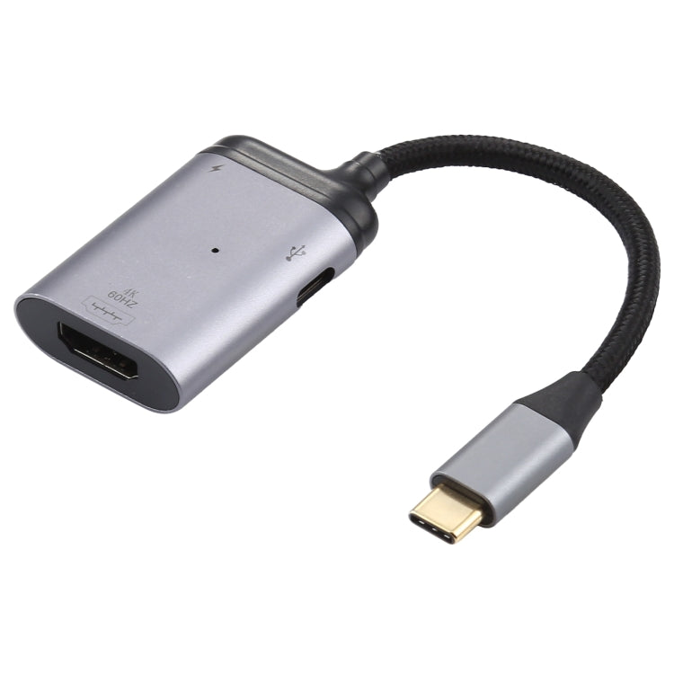 4K 60Hz USB-C / Type-C to HDMI + PD Data Sync Adapter Cable, Type-C to HDMI