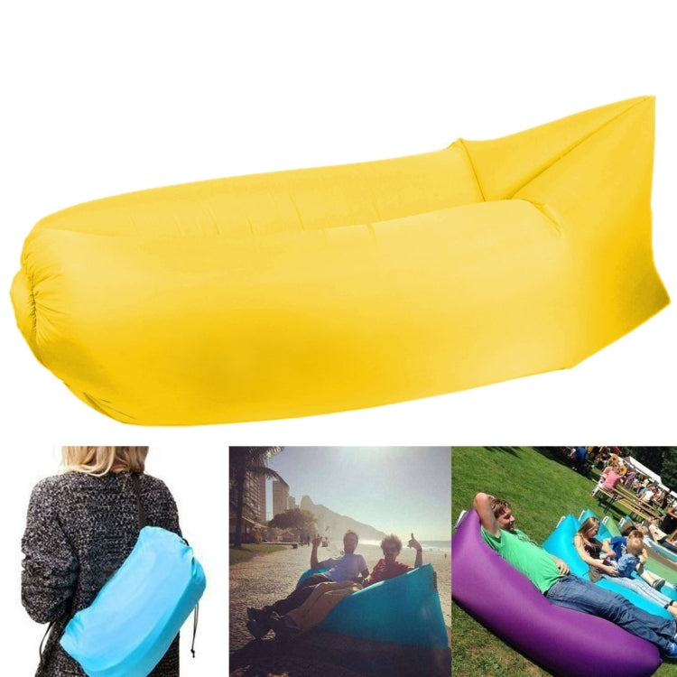 Aufblasbarer Liegesack aus Polyestergewebe mit Kompressions-Luftsack für Strand / Reisen / Gastgewerbe / Angeln, Größe: 185cm x 75cm x 50cm, Normale Qualität