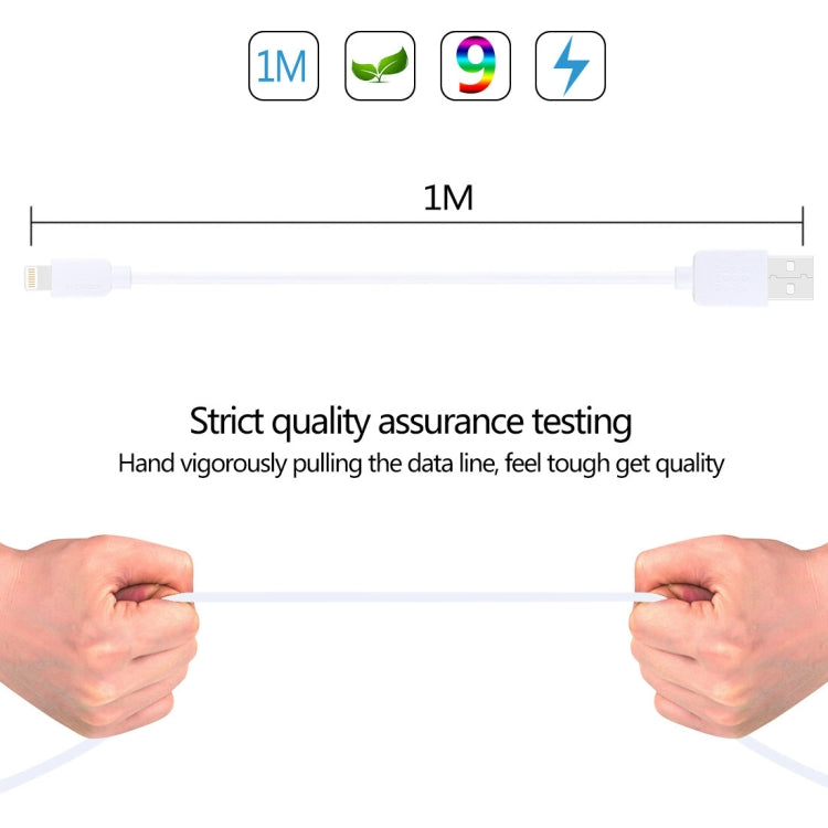 4 PCS HAWEEL 1m High Speed 8 pin to USB Sync and Charging Cable Kit for iPhone, iPad, 4pcs