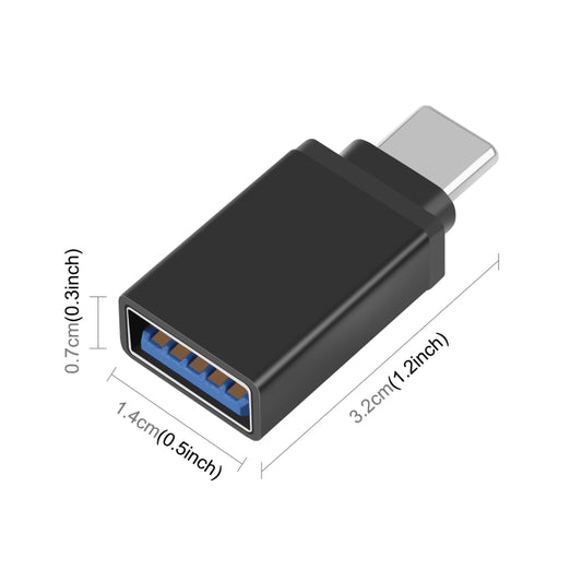 HAWEEL USB-C / Typ-C Stecker auf USB 3.0 Buchse OTG Datenübertragungsadapter