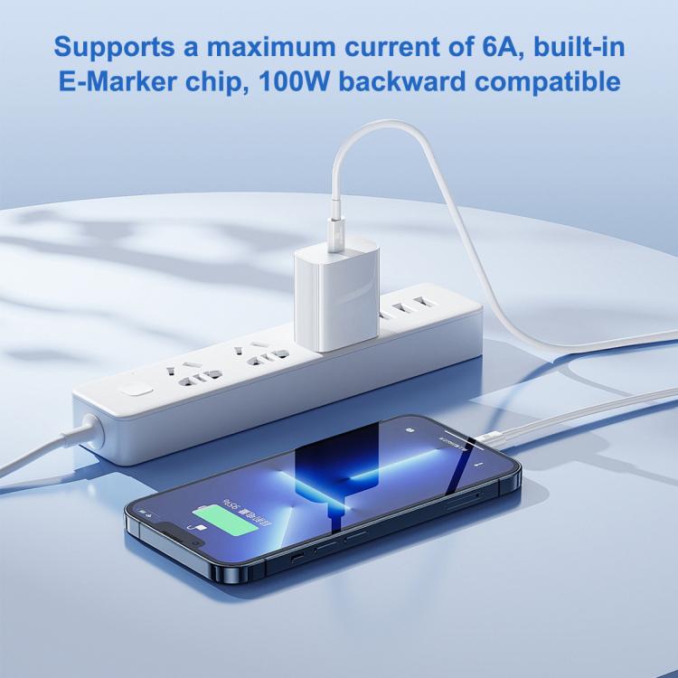 HAWEEL 100W USB-C / Type-C to USB-C / Type-C Fast Charging Data Cable, Length: 1.52m