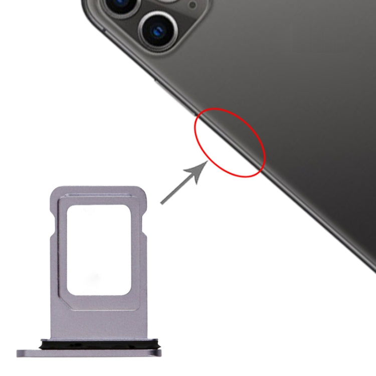 SIM Card Tray for iPhone 11, For iPhone 11, For iPhone 11 (Single), For iPhone 11(Yellow), For iPhone 11 (Purple)