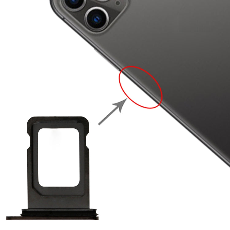 SIM Card Tray + SIM Card Tray for iPhone 11 Pro Max / 11 Pro(Space Gray), For iPhone 11 Pro Max, For iPhone 11 Pro Max (Dual)