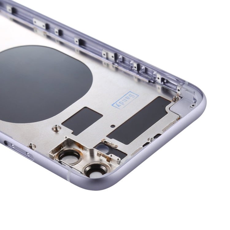 Back Housing Cover with SIM Card Tray & Side keys & Camera Lens for iPhone 11, Back Housing Cover for11, For iPhone11 (with Camera Lens), For iPhone 11 (Camera Lens), For iPhone 11 (with Camera Lens)