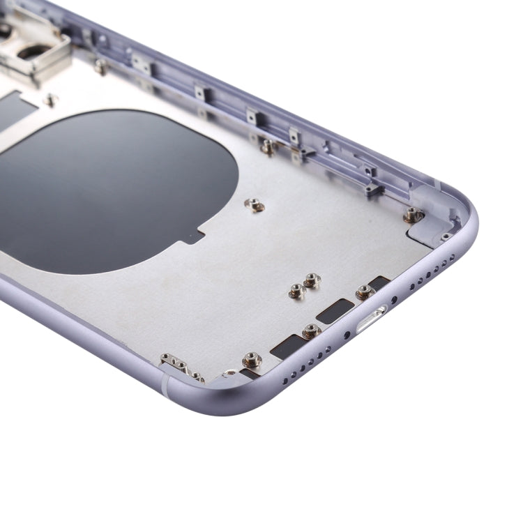 Back Housing Cover with SIM Card Tray & Side keys & Camera Lens for iPhone 11, Back Housing Cover for11, For iPhone11 (with Camera Lens), For iPhone 11 (Camera Lens), For iPhone 11 (with Camera Lens)