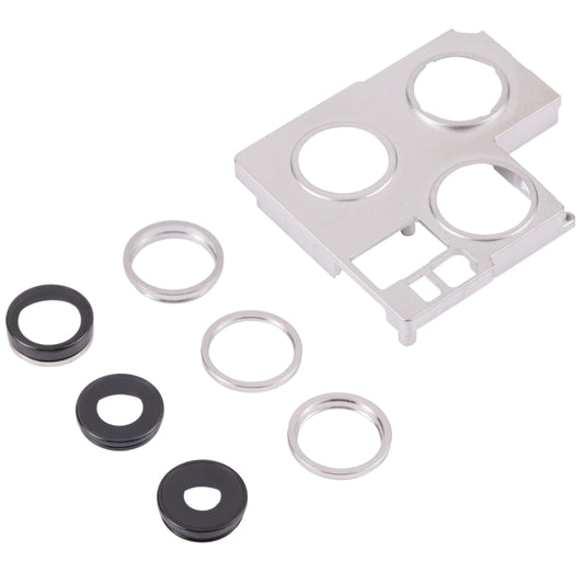 Camera Lens Cover With Retaining Bracket for iPhone 13 Pro Max(Graphite)