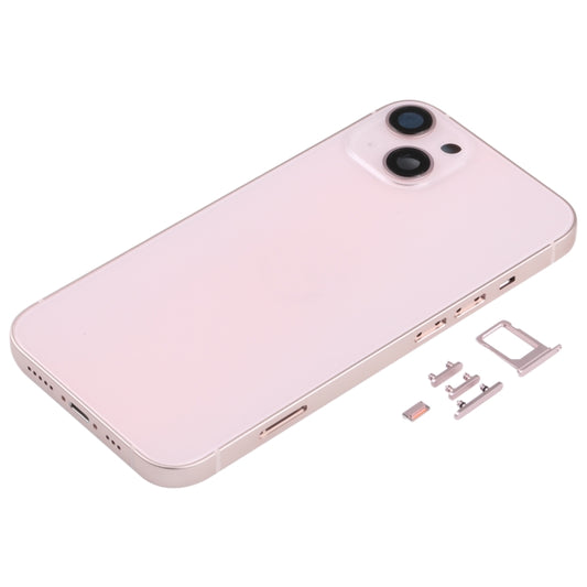 Back Housing Cover with SIM Card Tray & Side Keys & Camera Lens for iPhone 13, For iPhone 13(with Card Tray & Side Keys), For iPhone 13(with SIM Card Tray & Side Keys), For iPhone 13