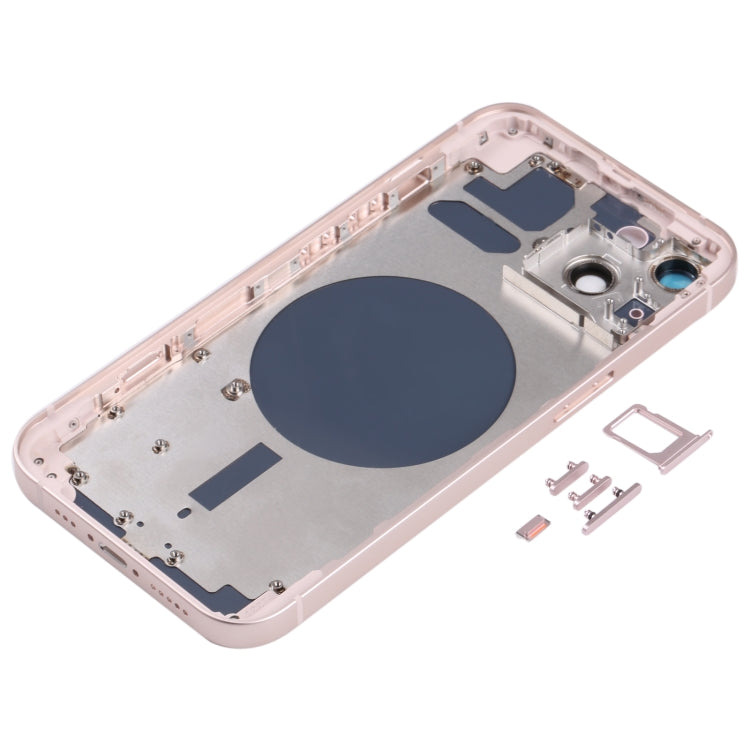 Back Housing Cover with SIM Card Tray & Side Keys & Camera Lens for iPhone 13, For iPhone 13(with Card Tray & Side Keys), For iPhone 13(with SIM Card Tray & Side Keys), For iPhone 13