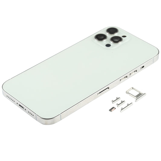 Coque arrière avec tiroir de carte SIM, boutons latéraux et lentille d'appareil photo pour iPhone 12 Pro Max, Pour iPhone 12 Pro Max (avec tiroir de carte et boutons latéraux), Pour iPhone 12 Pro Max (avec tiroir de carte SIM et boutons latéraux)