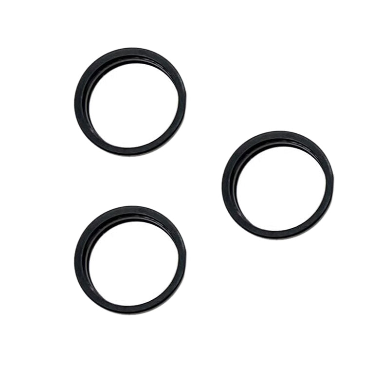 For iPhone 15 Pro / 15 Pro Max 3pcs/set Rear Camera Glass Lens Metal Outside Protector Hoop Ring, For iPhone 15 Pro / 15 Pro Max