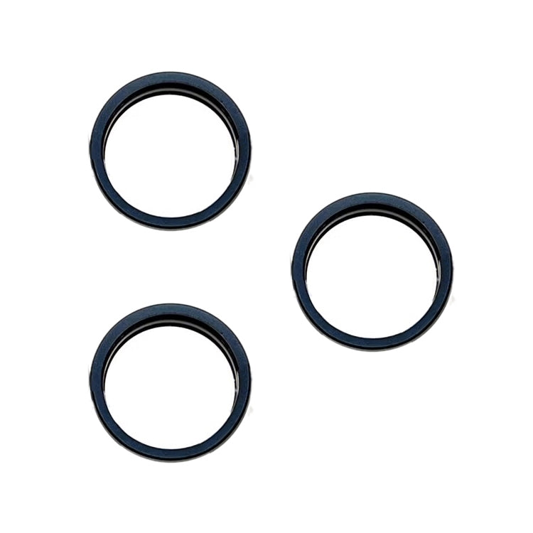 For iPhone 15 Pro / 15 Pro Max 3pcs/set Rear Camera Glass Lens Metal Outside Protector Hoop Ring, For iPhone 15 Pro / 15 Pro Max