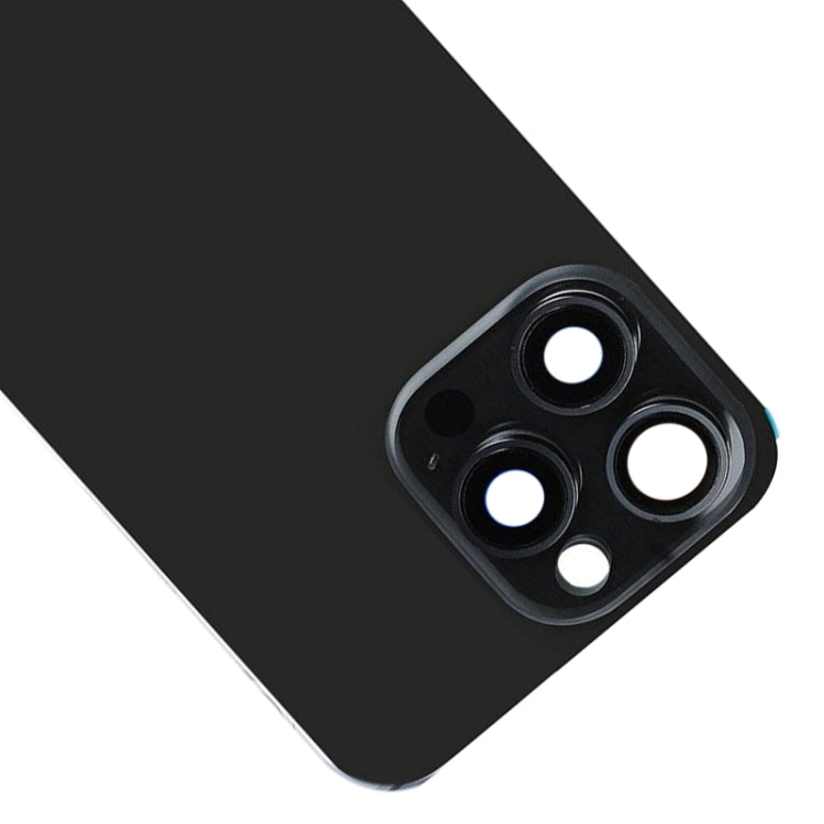 For iPhone 15 Pro Glass Battery Back Cover with Flash Bracket + Wireless Charging Module, For iPhone 15 Pro