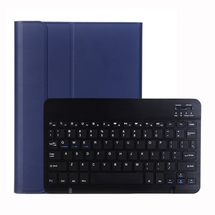 A102 For iPad 10.2 inch Ultra-thin Detachable Bluetooth Keyboard Leather Tablet Case with Stand Function, Black, Dark Blue, Gold, Rose Gold