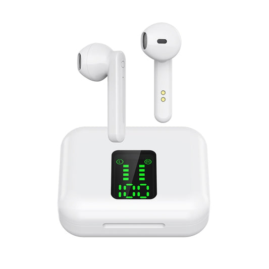 P100pro TWS Bluetooth 5.0 Touch Wireless Bluetooth Earphone with Charging Box & LED Smart Digital Display, Support Siri & Call