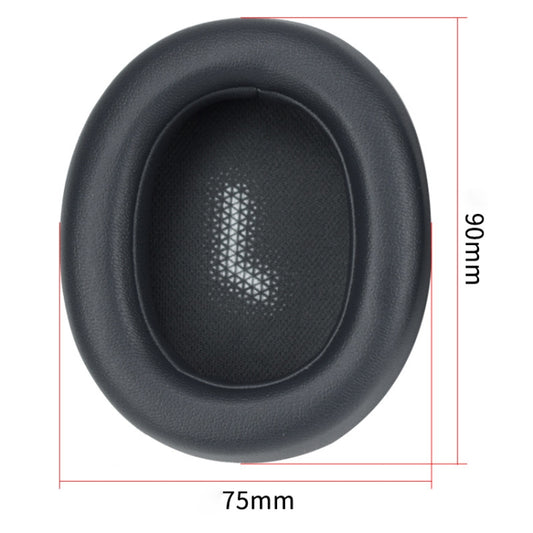 For JBL Everest Elite 750NC Headphones Imitation Leather + Foam Soft Earphone Protective Cover Earmuffs,One Pair, For Everest Elite 750NC Blue, For Everest Elite 750NC Bronze
