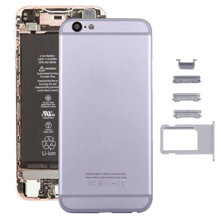 5 in 1 for iPhone 6s (Back Cover + Card Tray + Volume Control Key + Power Button + Mute Switch Vibrator Key) Full Assembly Housing Cover, For iPhone 6s (with side Key), For iPhone 6s (with Side keys), For iPhone 6s