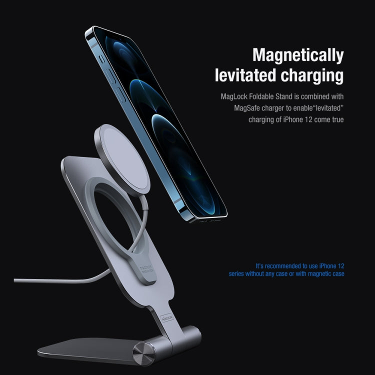 NILLKIN Vertical Folding Stand,Support Magsafe Charger