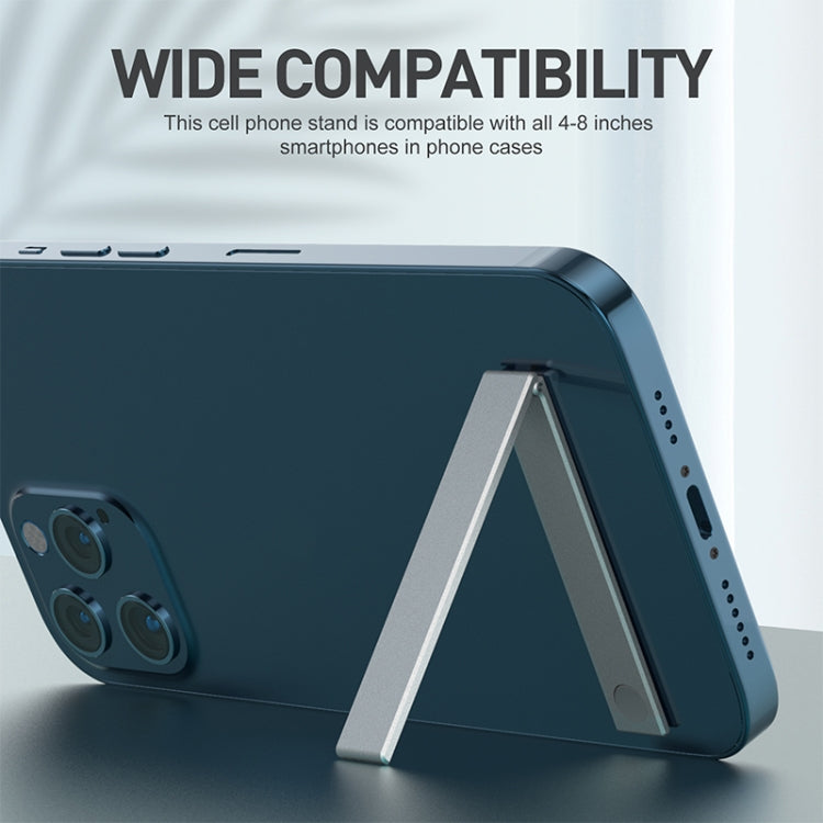 R-JUST SJ07 Linear Shape Magnetic Folding Portable Aluminum Alloy Mobile Phone Holder, SJ07