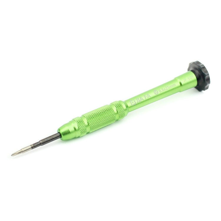 Tournevis de réparation JIAFA JF-609-0.6Y Tri-point 0.6 pour iPhone X/ 8/ 8P/ 7/ 7P et Apple Watch, Tri-point 0.6 vert, Tri-point 0.6 bleu, Tri-point 0.6 magenta, Tri-point 0.6 rouge, Tri-point 0.6 doré