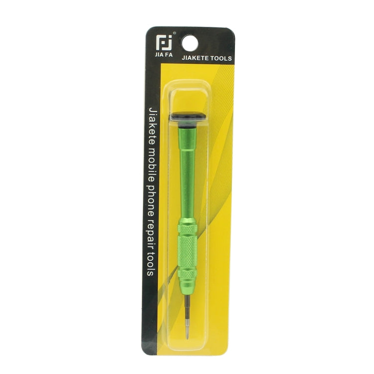 Tournevis de réparation JIAFA JF-609-0.6Y Tri-point 0.6 pour iPhone X/ 8/ 8P/ 7/ 7P et Apple Watch, Tri-point 0.6 vert, Tri-point 0.6 bleu, Tri-point 0.6 magenta, Tri-point 0.6 rouge, Tri-point 0.6 doré