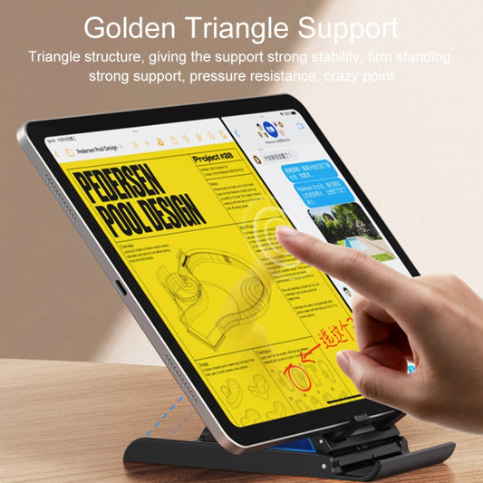 USAMS US-ZJ073 Retractable Folding Desktop Tablet Phone Holder, US-ZJ073