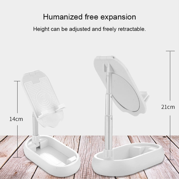 XC03 Telescopic Folding Mobile Phone Tablet Mirror Desktop Holder Bracket